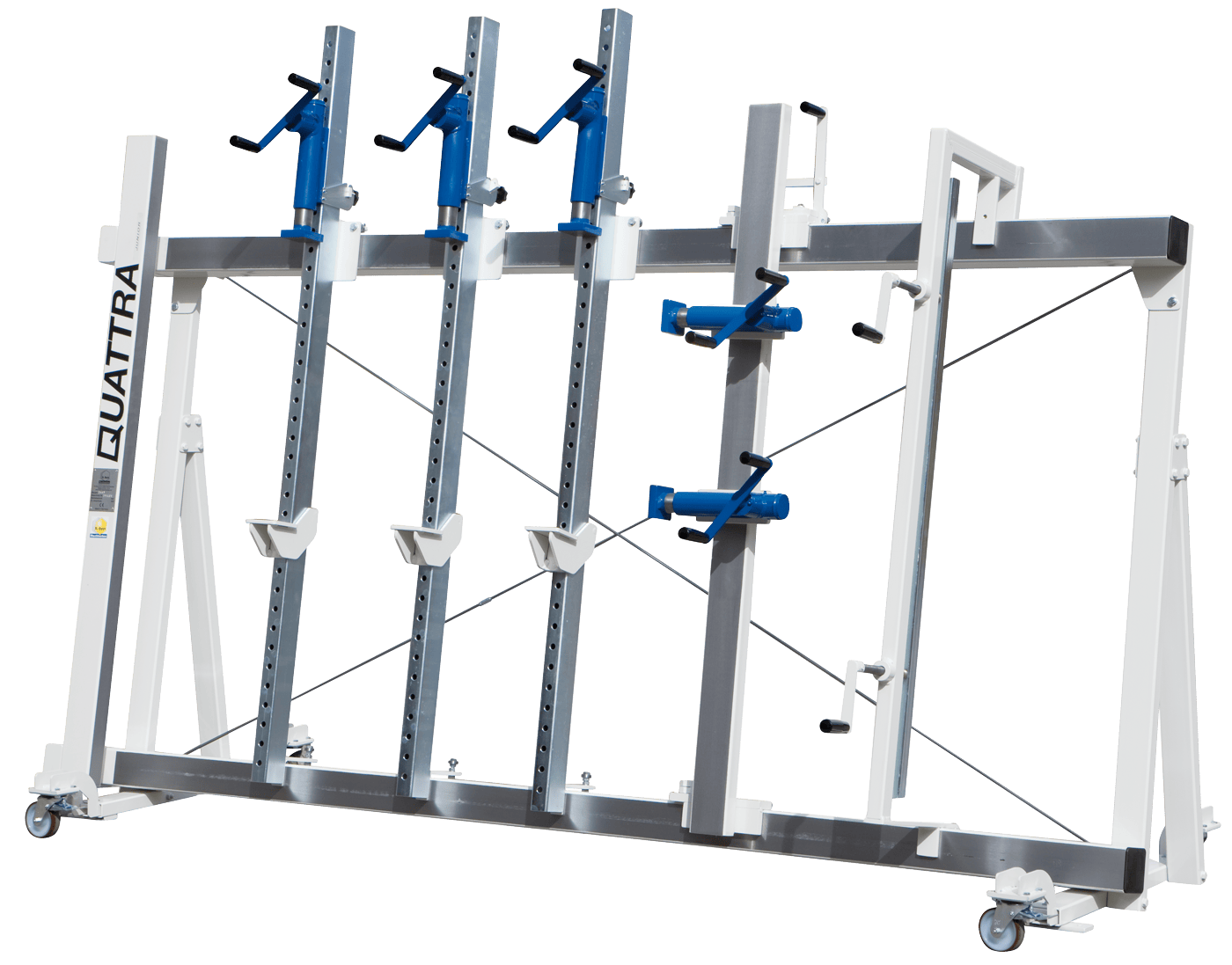 Darstellung Verleimpresse Quattra Junior der Reinhold Beck Maschinenbau GmbH aus Sigmaringen