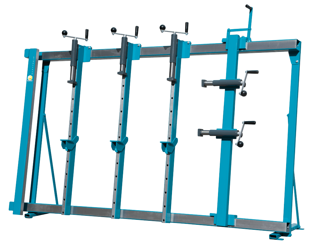 Grafik der Verleimpresse Quattra LC der Firma Beck Maschinenbau GmbH aus Sigmaringen